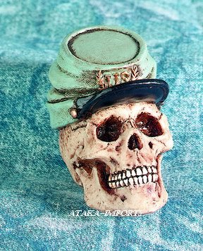 U.S. SOUTH SKULL FIGURINE-SKELETON-GENERAL-HALLOWEEN (4385)