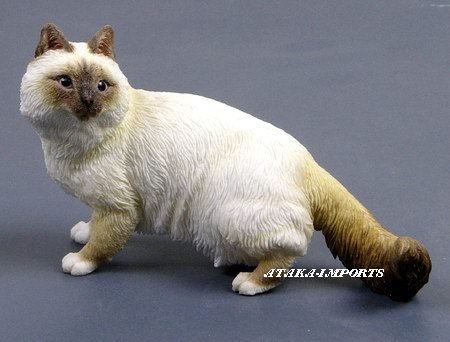 BIRMAN CAT FIGURINE-SACRED BIRMAN (6542s)