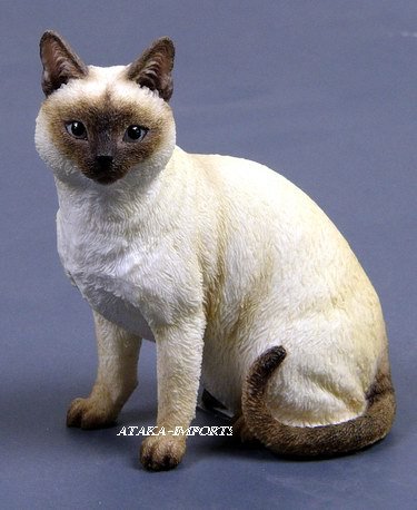 TONKINESE CAT FIGURINE-TONK (6546s)