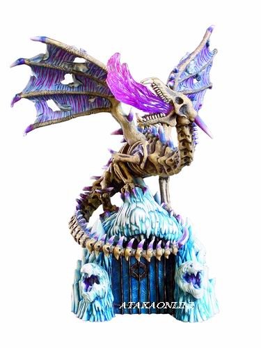 DRAGON GUARDIAN OF THE FROZEN GATES-FIGURINE-STATUE (6205)