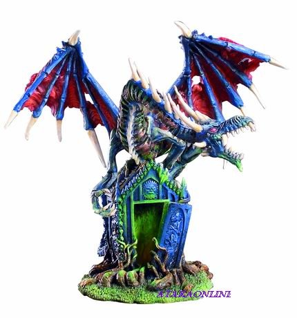 DRAGON GUARDIAN OF THE UNDER WORLD GATES-FIGURINE-STATUE (6209)