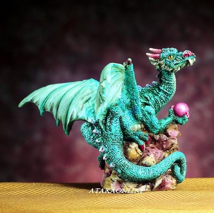 SMALL DRAGON FIGURINE-STATUE (4749)