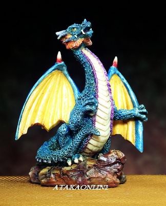 SMALL DRAGON (PURPLE)-FIGURINE-STATUE (4743)