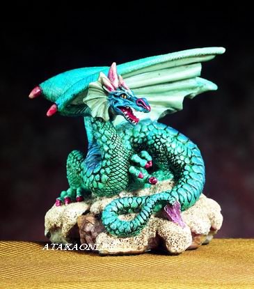 SMALL DRAGON FIGURINE-STATUE (4753)