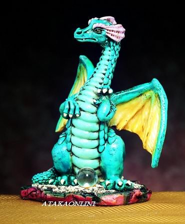 SMALL DRAGON FIGURINE-STATUE (4790)