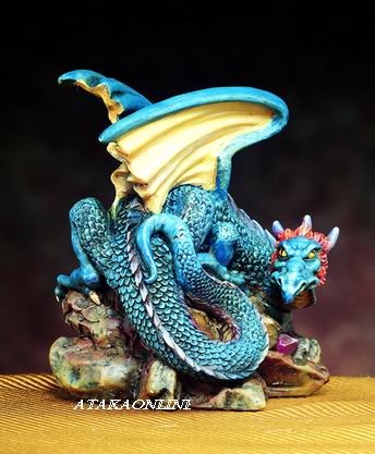 SMALL DRAGON (PURPLE)-FIGURINE-STATUE (4755)