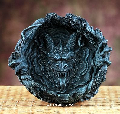DRAGON ASHTRAY-FIGURINE-STATUE (5871)