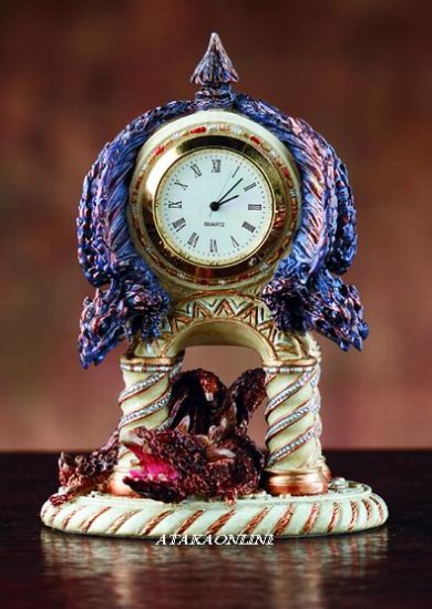 MINI DRAGON TEMPLE CLOCK (4049)