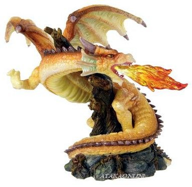 SPIRIT DRAGON-FIGURINE-STATUE (6290)