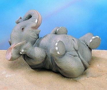 SMALL ELEPHANT-FIGURINE-DISPLAY-FUN (4831)