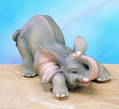 SMALL ELEPHANT-FIGURINE-DISPLAY-FUN (4832)