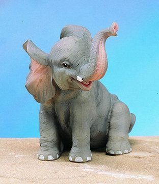 SMALL ELEPHANT-FIGURINE-DISPLAY-FUN (4833)