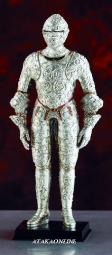 FRENCH-MIDDLE AGE- WARRIOR-FIGURINE-STATUE (5851)