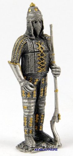 MEDIEVAL WARRIOR-PEWTER-FIGURINE (6600)