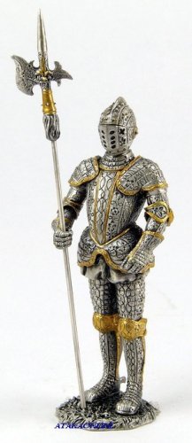 MEDIEVAL WARRIOR-PEWTER-FIGURINE (6603)