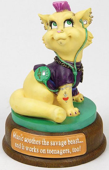 TEENAGER CAT-CUTIE-FIGURINE (6552)