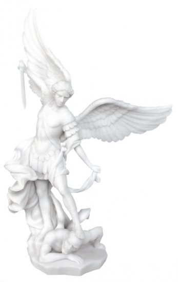 SAINT-ST. MICHAEL STATUE-SCULPTURE-CHRISTIANITY-FINEST (6306)