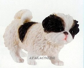 JAPANESE CHIN-PUPPY-DOG FIGURINE CUTE (6634s)