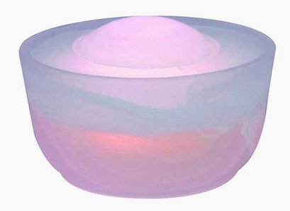 GLASS POT MISTING FOUNTAIN-WHITE (2816)