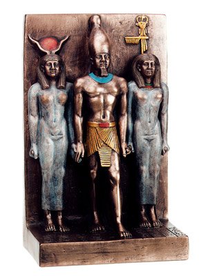 TRIAD OF MENKAURE-FIGURINE-STATUE (6183s)