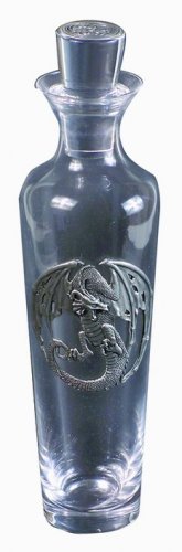 DRAGON WINE GLASS BOTTLE WITH LID (5884)