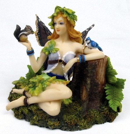 FOREST FAIRY-FIGURINE-STATUE (6677)