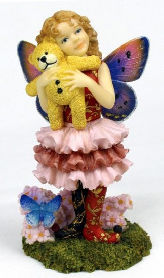 LITTLE BEAR HUG FAIRY-FIGURINE-STATUE (6680)