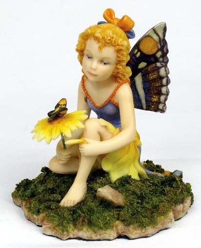 LITTLE FLUTTER FAIRY-FIGURINE-STATUE (6681)