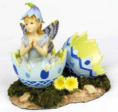 LITTLE HATCHING FAIRY-EASTER-FIGURINE-STATUE (6679)