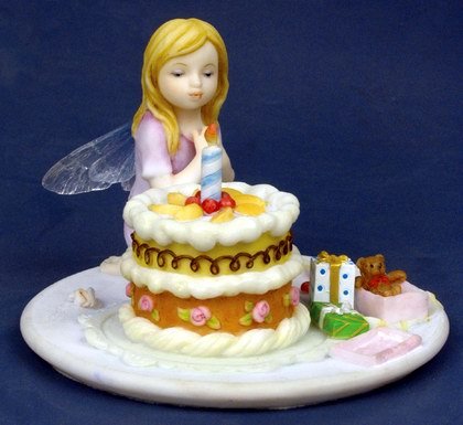 LITTLE BIRTHDAY FAIRY-FIGURINE-STATUE (6780)