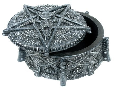 DRAGON JEWELRY BOX-FIGURINE-STATUE (6657)