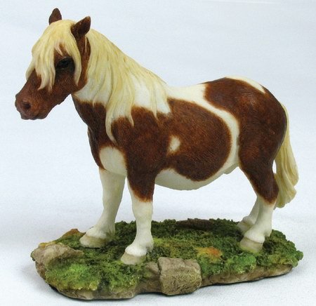 SHETLAND PONY-HORSE-FIGURINE-STATUE (6664)