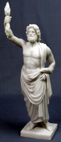 JUPITER-ZEUS-GREEK FIGURINE-STATUE (6820)