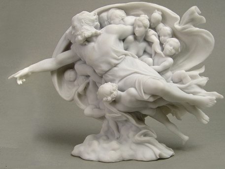 THE CREATION OF MAN II-GREEK FIGURINE-STATUE (6710)