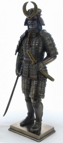 TOKUGAWA LEYASU-JAPANESE SAMURAI-FIGURINE-STATUE (6765)