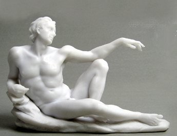 THE CREATION OF MAN I-GREEK FIGURINE-STATUE (6709)