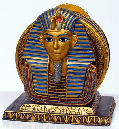 KING TUT COASTER SET EGYPTIAN FIGURINE (6948)