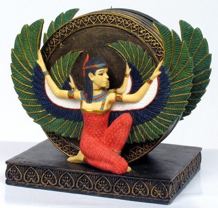 MAAT COASTER SET EGYPTIAN FIGURINE (6949)