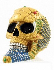 COBRA SKULL STATUE-FIGURINE (6894)