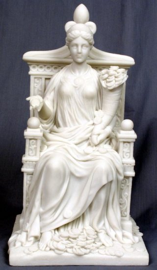 FORTUNA-GODDESS OF LUCK-GREEK MYTHOLOGY-ROMAN FIGURINE (6904)
