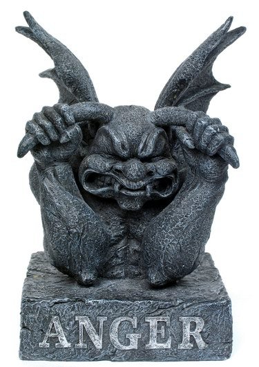 GARGOYLE-ANGER-STATUE-FIGURINE (6963)