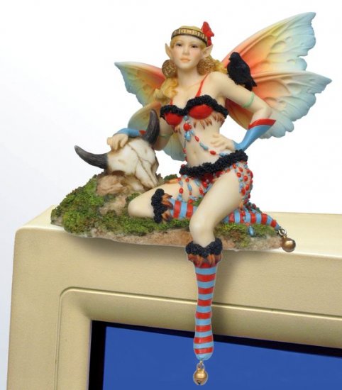 STRONG FAIRY PC TOPPER-FIGURINE-STATUE BY DEBBY KASPARI (6972)