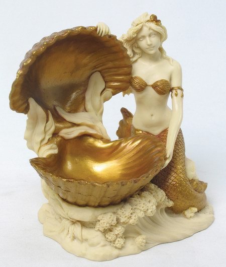 ART NOUVEAU MERMAID JEWELRY DISH-SHOWCASE DISPLAY (6936)