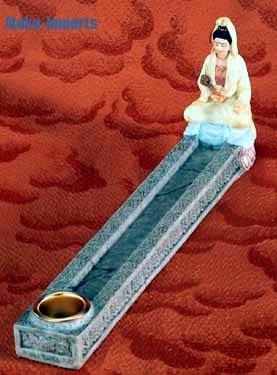 KUAN-YIN-INCENSE BURNER-CHINESS BUDDHA (5517)