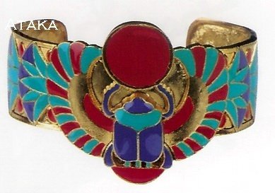 ANCIETN EGYPTIAN-WINGED SCARAB BRACELET (2442S)