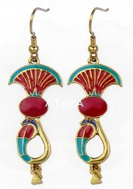 ANCIENT EGYPTIAN COBRA EARRING (2447S)