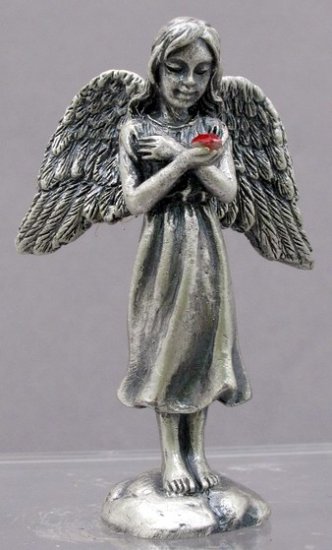 SET OF 6 PEWTER FAIRYFIGURINE-STATUE (6925)