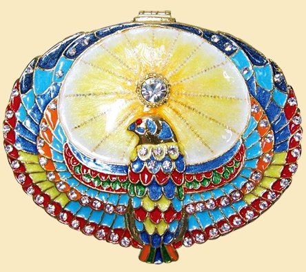 HORUS JEWELED BOX-EGYPTIAN (3367)