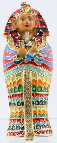 KING TUT JEWELED BOX-EGYPTIAN (3378)