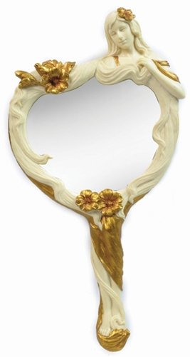 ART NOUVEAU POPPY LAND MIRROR (7058)